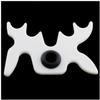 ZZHXSM Billiard Bridge Head White Plastic Moosehead Bridge Head Billiards Cue Rack Bridge Head Non-Slip Billiards Snooker Pool Cue Rest Bridge Head Holder view 1
