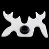 ZZHXSM Billiard Bridge Head White Plastic Moosehead Bridge Head Billiards Cue Rack Bridge Head Non-Slip Billiards Snooker Pool Cue Rest Bridge Head Holder view 2