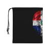Dominican Republic Flag Lion Neck Gaiter Face Mask Bandana Uv Sun Protection Breathable Balaclava For Fishing/Motorcycle Unisex view 2