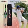 SPORTSAXIS Hitwin Grade 2 Kashmir Willow Cricket Bat, Rubber Grip, Concave Back Profile, Semi Round Bottom, Full Size view 2