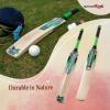 SPORTSAXIS Hitwin Grade 2 Kashmir Willow Cricket Bat, Rubber Grip, Concave Back Profile, Semi Round Bottom, Full Size view 4