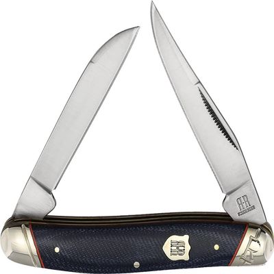 Rough Ryder Muskrat Denim Micarta RR2356