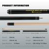 CRICAL Heavy Hitter Jump Break Cue 3-Pieces 54inch Short Maple Break Jump Cue with 13.5mm Tip Punch Cue Professional Jump Cue Billiard Pool Stick view 3