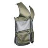 Beretta Unisex Full Mesh Shooting Vest - Breathable Lightweight Competition Vest with Cartridge Pockets & Comfortable Fit, Green Moss, Medium view 3