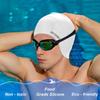 Silicone 3D Ear Protection Swim Cap - Latex-Free Non-Slip Waterproof for Long Hair/Thin Braids, Chlorine Resistant Tear-Resistant for Competitive Swimming, Comes with Ear Plugs & Nose Clip view 4