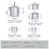 Boundless Voyage Titanium Camping Coffee Pot 1500ml Barista Kettle for Making Coffee, Boiling Water - Outdoor Traveling Campfire Stovetop Fast Brew (Kettle+3 Cups Set) view 3