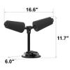 Adjustable Removable Y Kayak Roller, Kayak Boat Load Assist with Heavy-Duty Suction Cup Car Mount for Conveniently and Quickly Place The Kayak, Boat, Ocean Boat or Other Hull on Transportation Car view 3