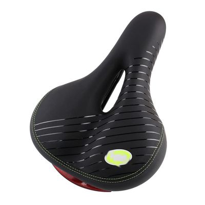 XARONF Bike Seat, Comfortable Bike Saddle for Exercise and Road Bicycle with LED - Wide Padded Bicycle Saddle for Peloton - Replacement Comfort Bicycle Seat Cushion (Color : A)