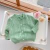 Kids Toddler Girls Boys Spring Winter Solid Knit Sweater Cardigan Long Sleeve Coat Jacket Boys (Mint Green, 0-6 Months) view 2