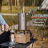 Boundless Voyage Titanium Camping Coffee Pot 1.5L Barista Kettle for Making Coffee Boiling Water Outdoor Traveling Campfire Stovetop Fast Brew view 2