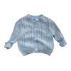 Kids Toddler Girls Boys Spring Winter Solid Knit Sweater Cardigan Long Sleeve Coat Jacket Boys (Light Blue, 5-6 Years) view 1