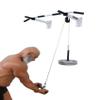 Spancare Pull Up Bar Wall Mounted Chin Up Bar with Lats Bar, Tricep Bar, U Bar and Solid view 2