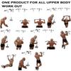 Spancare Pull Up Bar Wall Mounted Chin Up Bar with Lats Bar, Tricep Bar, U Bar and Solid view 4