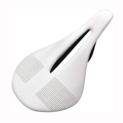 XARONF Bicycle Seat Comfortable Saddle Bicycle Saddle Ergonomics Design for Mountain Bikes,Road Bikes, Black (Color : White)