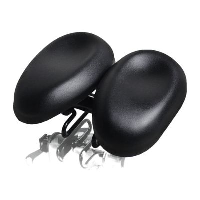XARONF Bike Seat - Exercise or Road Bikes Saddle Replacement with Wide Cushion for Men & Womens Comfort, Ergonomic Bicycle Seat