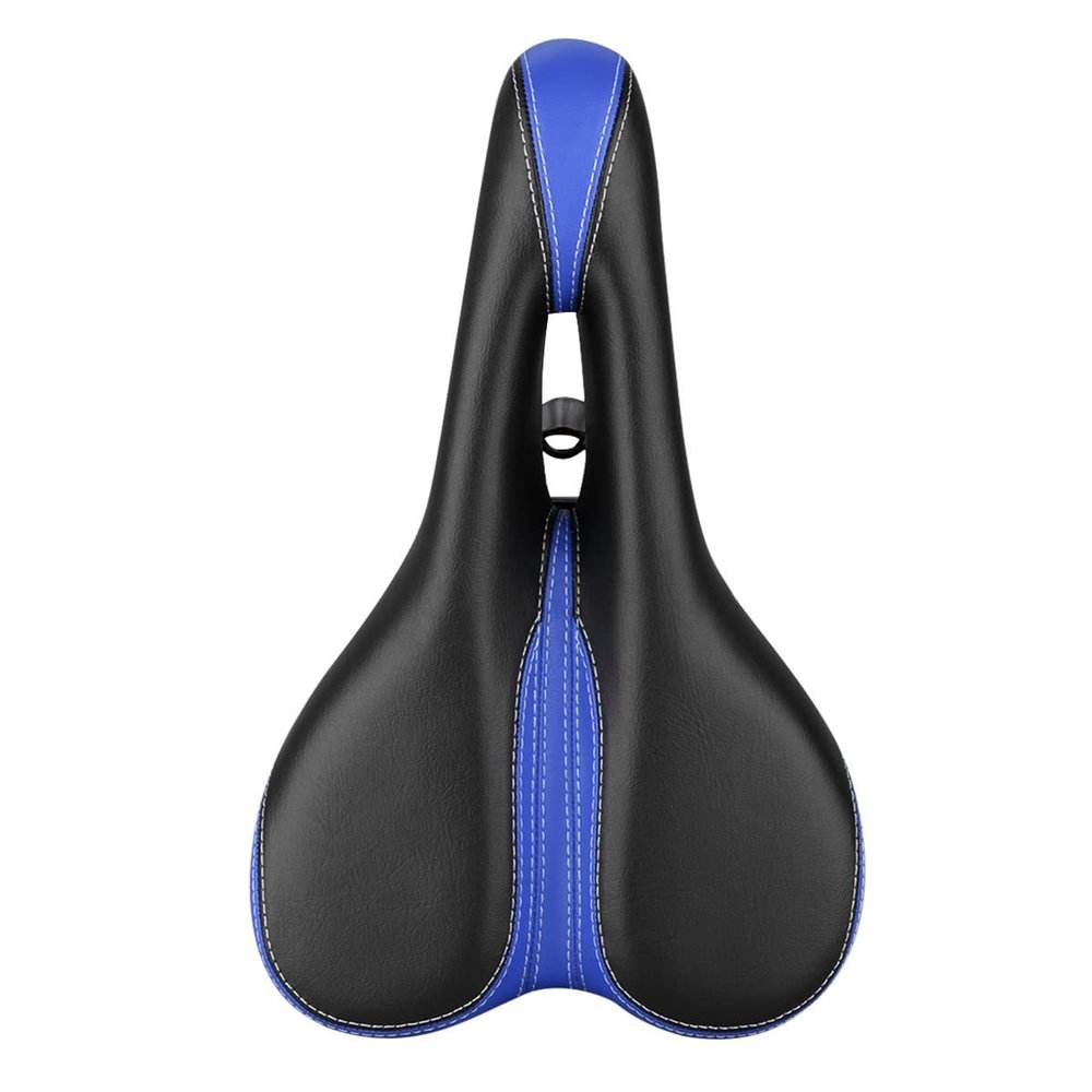 XARONF Bike Seat Cushion, Comfortable Bicycle Saddle Replacement with Padded Foam Cushion, Bicycle Saddle Universal Bike Seat Indoor Outdoor (Color : Blue)