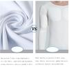 Men Fake Muscles Vest Shaper Padded Chest Undershirts for Build Realistic Muscles Underwear,White,M view 3