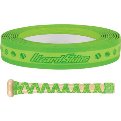 Lizard Skins DSP Ultra X Bat Grip - Solid 0.5mm Thickness Baseball Wood Bat Tape - Green