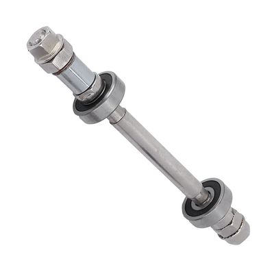 Front Rear Wheel Hub Axle, Wheel Hub Axle Wide Application Easy Disassemble Metal for Repairing Shop((Rear) axle +6000 Bearing)