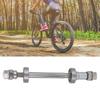 Front Rear Wheel Hub Axle, Wheel Hub Axle Wide Application Easy Disassemble Metal for Repairing Shop((Rear) axle +6000 Bearing) view 3