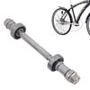 Front Rear Wheel Hub Axle, Wheel Hub Axle Wide Application Easy Disassemble Metal for Repairing Shop((Rear) axle +6000 Bearing) view 4