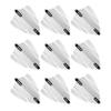 RED DRAGON Hardcore White Freestyle Dart Flights- 3 Sets Per Pack (9 Dart Flights in Total) view 1