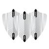 RED DRAGON Hardcore White Freestyle Dart Flights- 3 Sets Per Pack (9 Dart Flights in Total) view 2