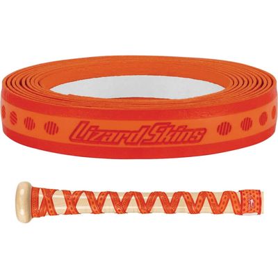 Lizard Skins DSP Ultra X Bat Grip - Solid 0.5mm Thickness Baseball Wood Bat Tape - Orange