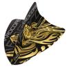 RED DRAGON Hardcore Jonny Clayton Gold Dragon Freestyle Dart Flights- 3 Sets Per Pack (9 Dart Flights in Total) view 3