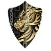 RED DRAGON Hardcore Jonny Clayton Gold Dragon Freestyle Dart Flights- 3 Sets Per Pack (9 Dart Flights in Total) view 4