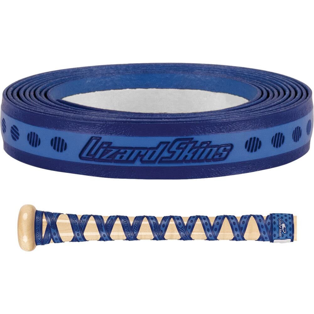 Lizard Skins DSP Ultra X Bat Grip - Solid 0.5mm Thickness Baseball Wood Bat Tape - Royal