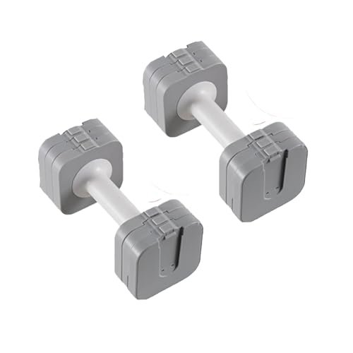 2 Smart Adjustable Dumbbell For Women Set (Gray) 2.2-11LB,Patent: D988438S