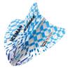 RED DRAGON Hardcore Ionic Gerwyn Price Blue & White Burst Freestyle Dart Flights- 3 Sets Per Pack (9 Dart Flights in Total) view 3