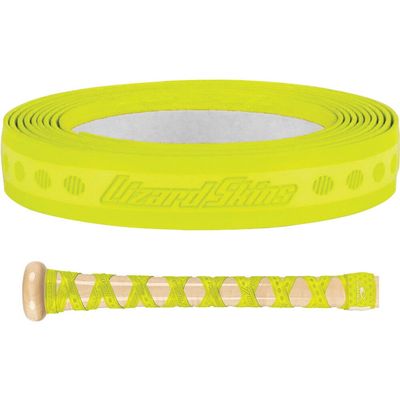 Lizard Skins DSP Ultra X Bat Grip - Solid 0.5mm Thickness Baseball Wood Bat Tape - Neon Yellow