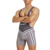 Gymskop Men's Wrestling Singlets Athletic Supporters Slim Fit Sport Bodysuit One Piece Sleeveless Active Wrestling Leotard Jumpsuits 04 Gray XL view 3