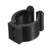 PATIKIL 23mm Dia Billiards Cue Locating Clip Holder, 4 Pack Plastic Snooker Clip for Fishing Rod Pool Cue Rack Storage, Black view 4