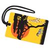 R. Nichols Africa Luggage Tag - Sturdy Waterproof Plastic Travel Labels for Baggage, Suitcases, Backpacks, and Diaper Bags, 2.5 Inch x 4 Inch Tag with Black Loop Attachments view 1