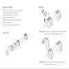 2 Smart Adjustable Dumbbell For Women Set (Pink) 2.2-11LB,Patent: D988438S view 2
