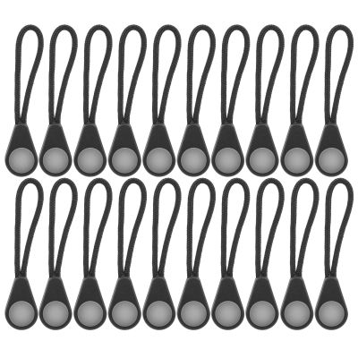 20Pcs Luminous Zipper Pull , 20Pcs Glow in The Dark Anti Lost Backpack Zipper Puller Head Machine Washable Portable Zipper Pull for Outdoor Mountaineering Camping for for Backpacks Jackets