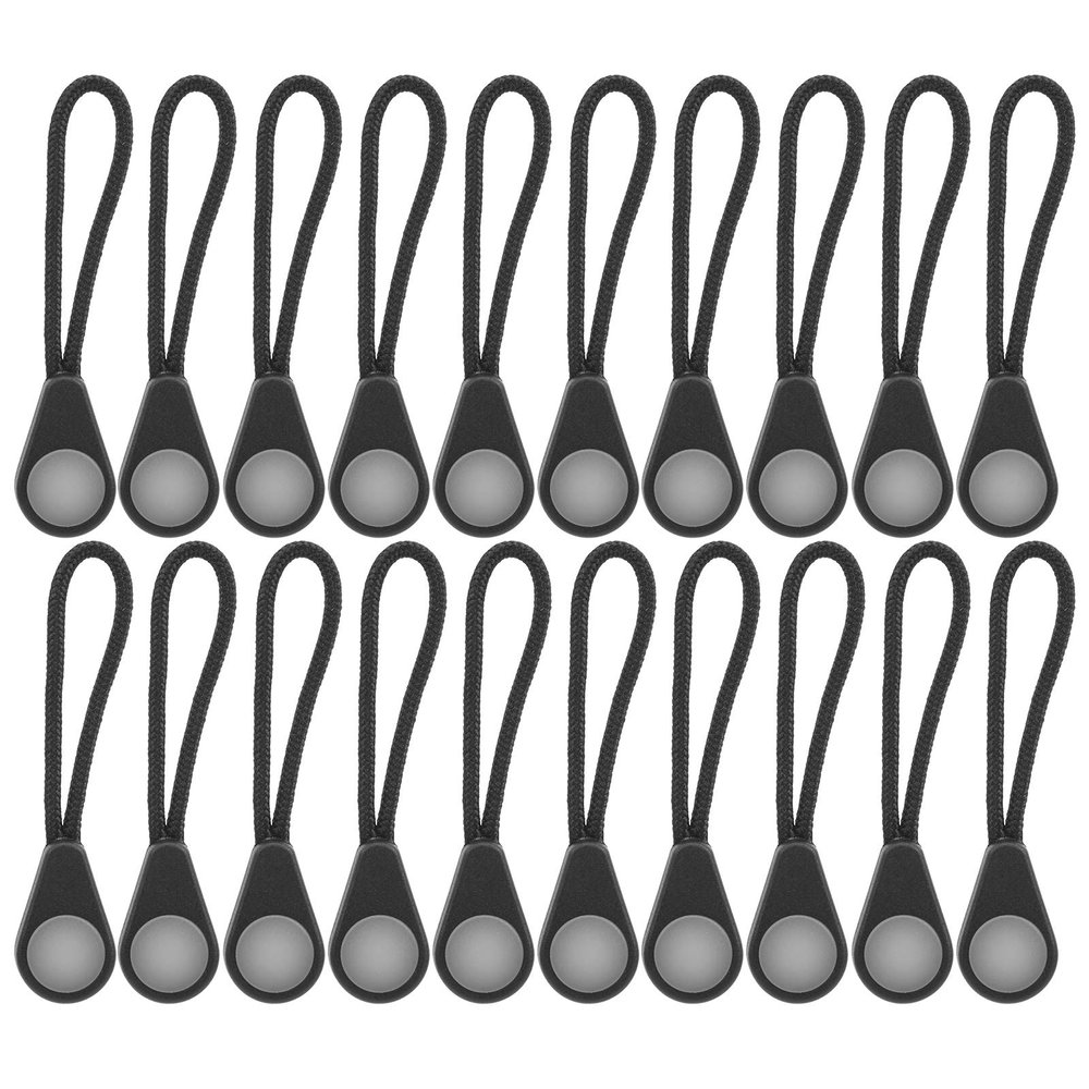 20Pcs Luminous Zipper Pull , 20Pcs Glow in The Dark Anti Lost Backpack Zipper Puller Head Machine Washable Portable Zipper Pull for Outdoor Mountaineering Camping for for Backpacks Jackets