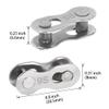 10 Pairs Bike 9 Speed Steel Quick Link Universal Bicycle Chain Connector - Lightweight Magic Buckle Missing Master Links Accessories view 2