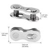 10 Pairs Bike 6/7/8 Speed Chain Link Connector Steel Quick Link Universal Bicycle Chain Connector Lightweight Magic Buckle Missing Master Links Bicycle Chain Accessories view 2