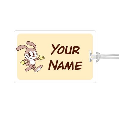 Kids Labels Durable Large Luggage & Bag Tag Coco Design