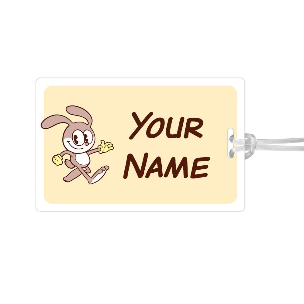 Kids Labels Durable Large Luggage & Bag Tag Coco Design