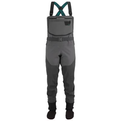 Simms Womens Freestone Stockingfoot Chest-High Fishing Waders - Durable, Breathable, Performance-Driven Waterproof Fly Fishing Waders for Women, Slate, Small Short