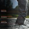 Simms Womens Freestone Stockingfoot Chest-High Fishing Waders - Durable, Breathable, Performance-Driven Waterproof Fly Fishing Waders for Women, Slate, Small Short view 3