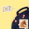 Kids Labels Durable Large Luggage & Bag Tag Horse Design view 2
