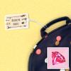 Kids Labels Durable Large Luggage & Bag Tag Crystal Gem Design view 2