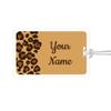 Kids Labels Durable Large Luggage & Bag Tag Leopard Print Design view 1