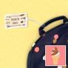 Kids Labels Durable Large Luggage & Bag Tag Ice Cream Cone Design view 2